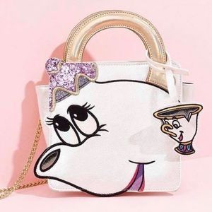 Danielle Nicole Disney Beauty & The Beast, Mrs.Potts & Chip Crossbody Purse, EUC